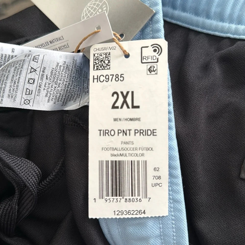adidas Tiro Pride In Pants Men’s AeroReady Tapered 2XL - Picture 10 of 10
